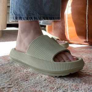 Princess Polly Benito Slides in Green